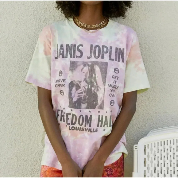 Daydreamer Women's Size Small Janis Joplin Freedom Hall Tee - Picture 3 of 8